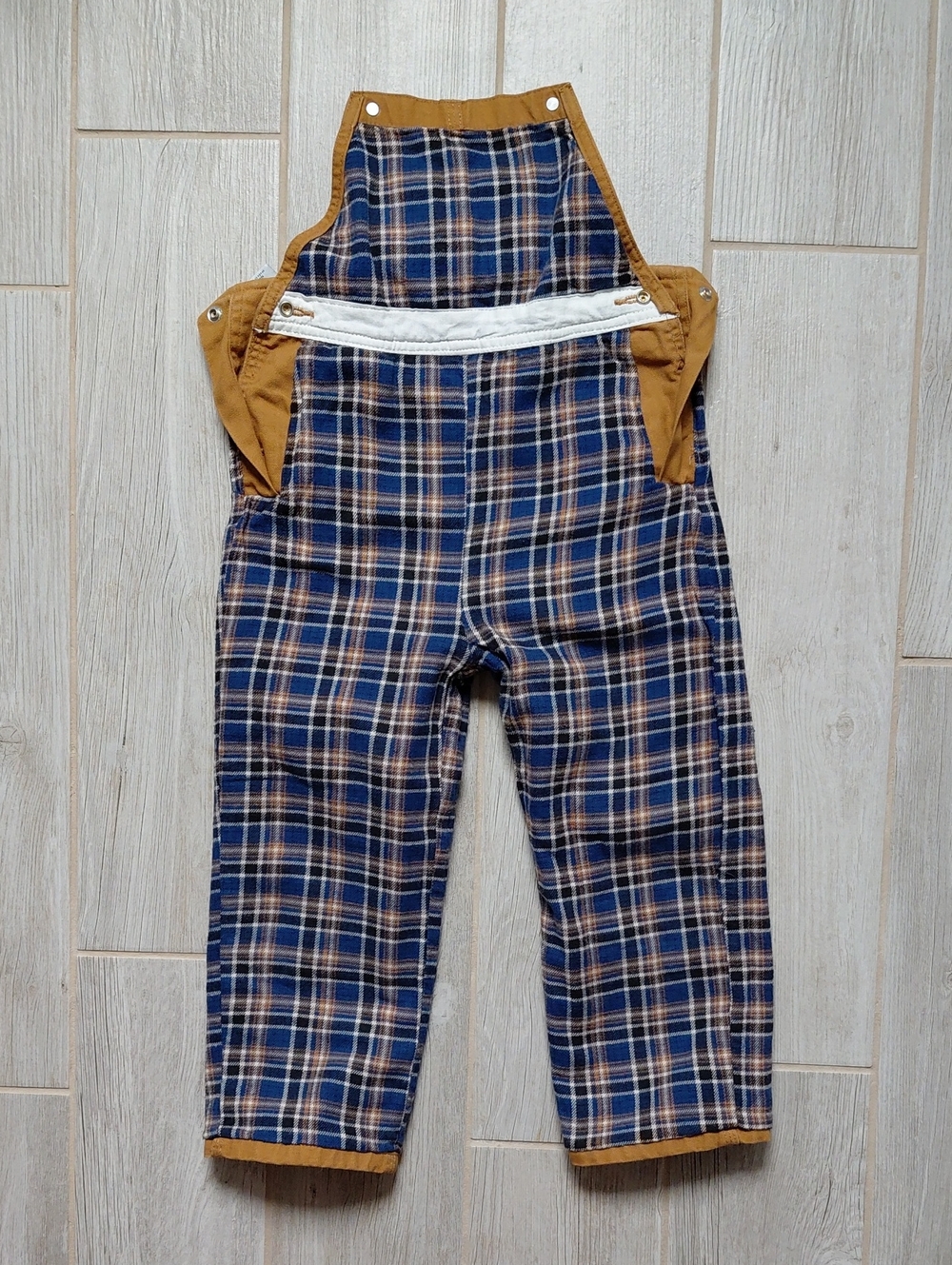 Carhartt Duck Brown Insulated Toddler Bib Overalls - Picture 8 of 9
